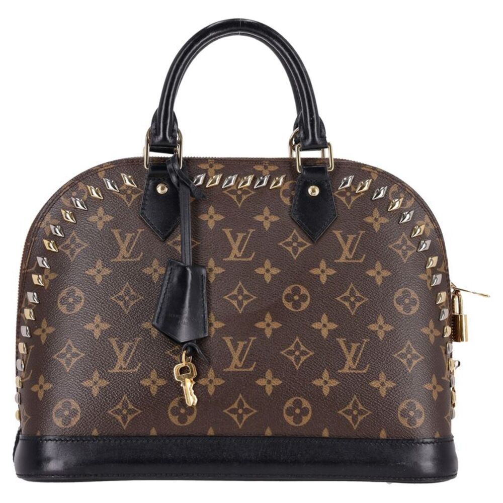 Louis Vuitton Cruise Runway Monogram Macassar Studded Alma Bag